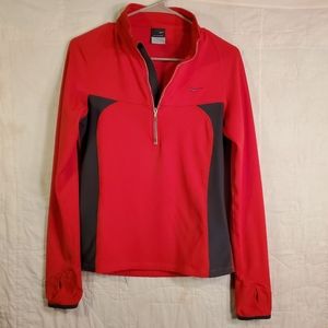 Nike red/dark grey athletic top